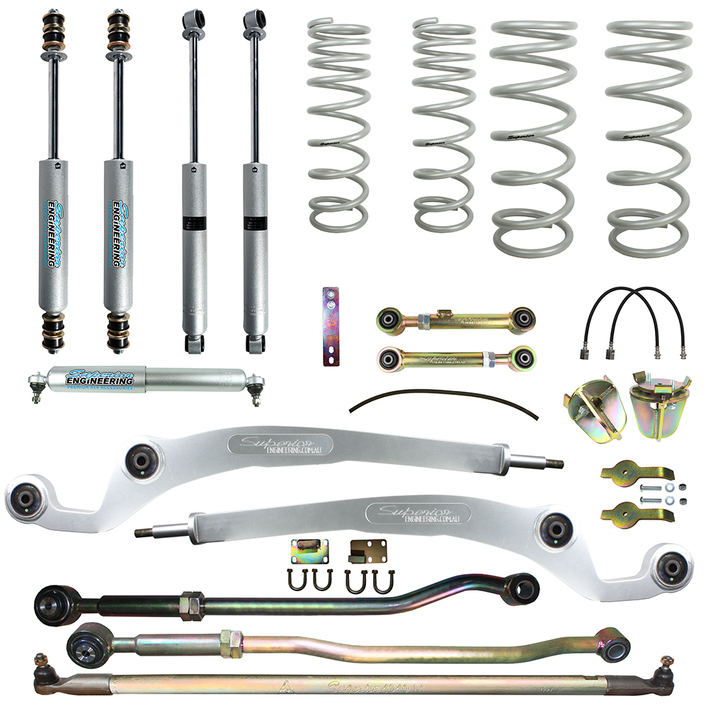 Superior Engineering 3 Inch (75mm) Lift Kit Suitable For Nissan Patrol GU 2000 on Wagon 4.8lt - SUP-GU2-W48-KIT-3INCH